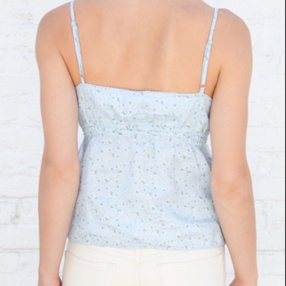 edith floral top brandy melville